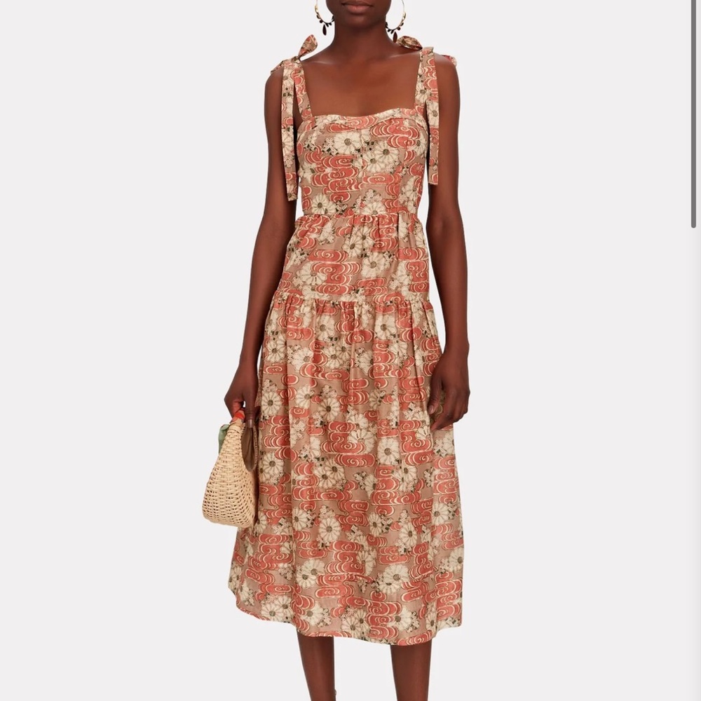 Elegant Floral Midi Dress Ulla Johnson